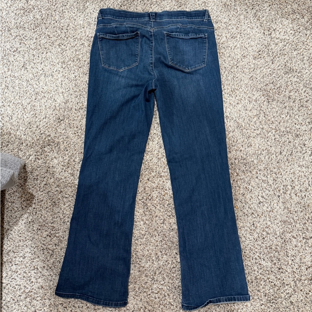 Democracy Dark Blue Flare Jeans - Picture 4 of 4